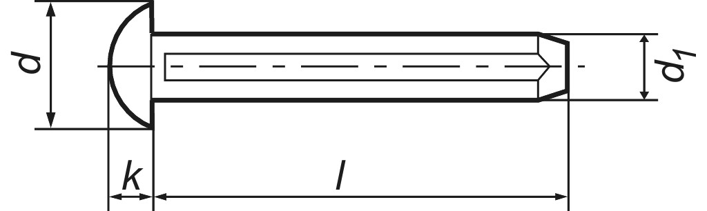 DIN 1476   1,7 x  3  St